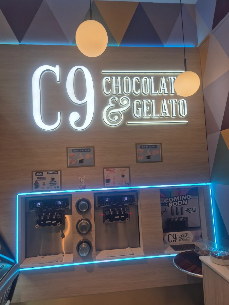 Menu, C9 Chocolate & Gelato -North richmond