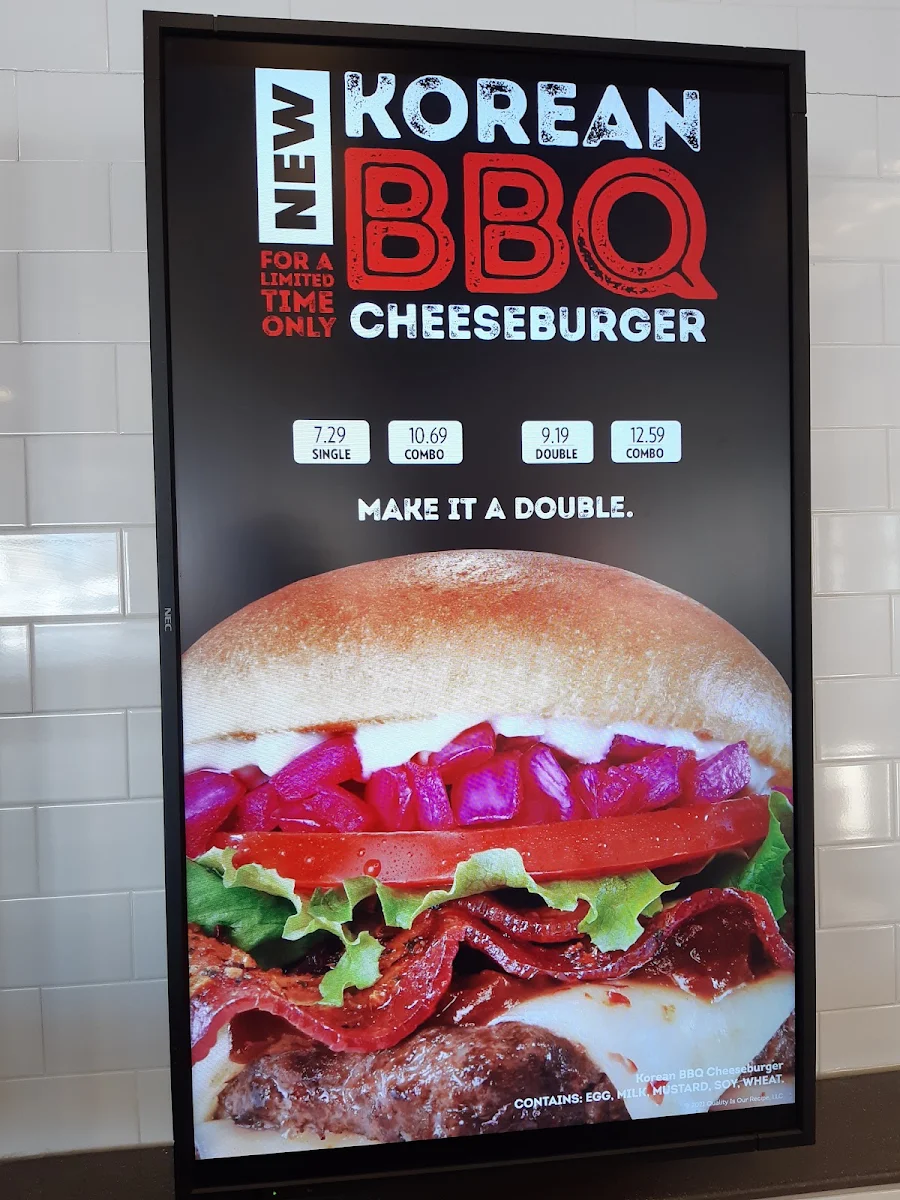 Menu, Wendy's