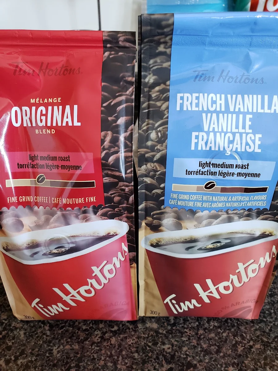 Menu, Tim Hortons
