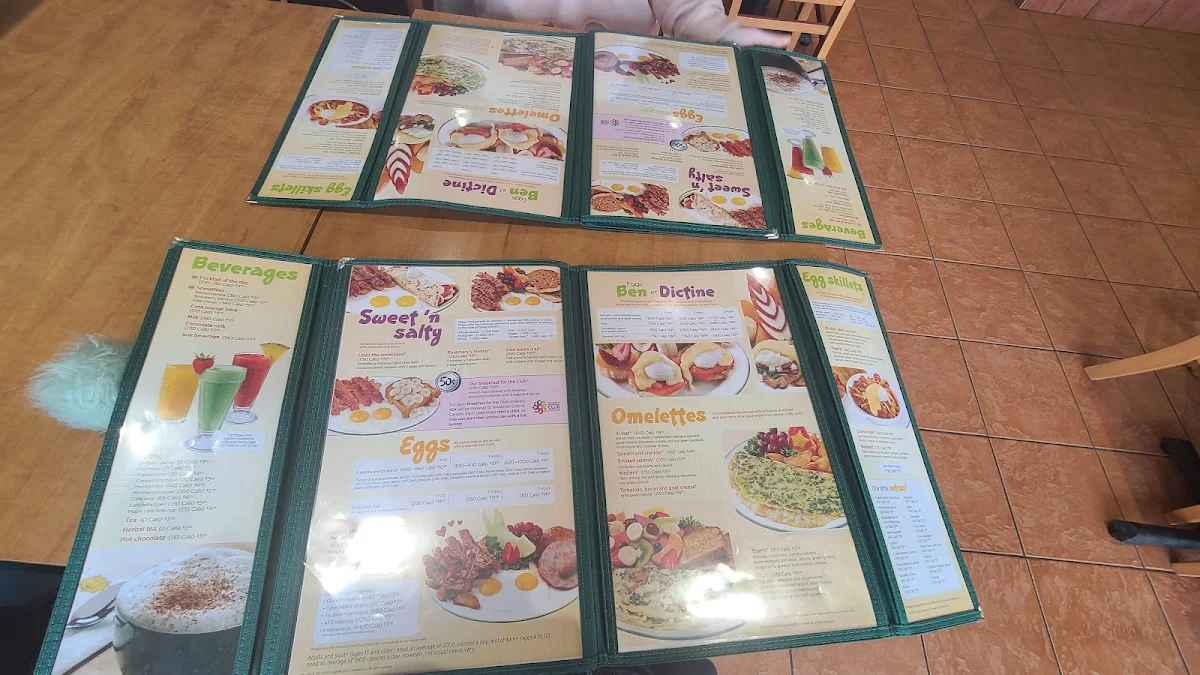 Menu, Cora Breakfast and Lunch
