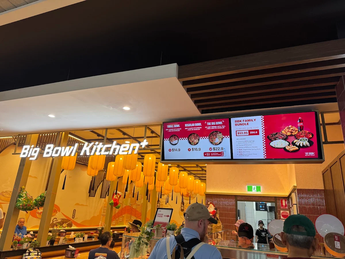 Menu, Big Bowl Kitchen Barkly Square