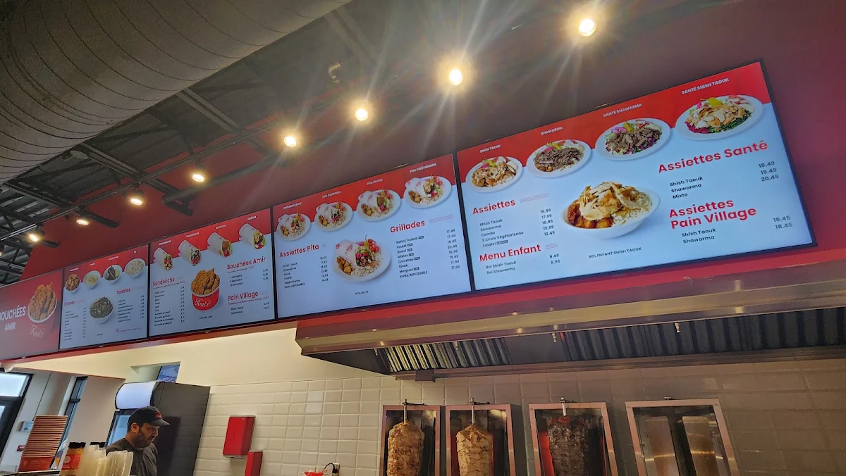 Menu, Amir