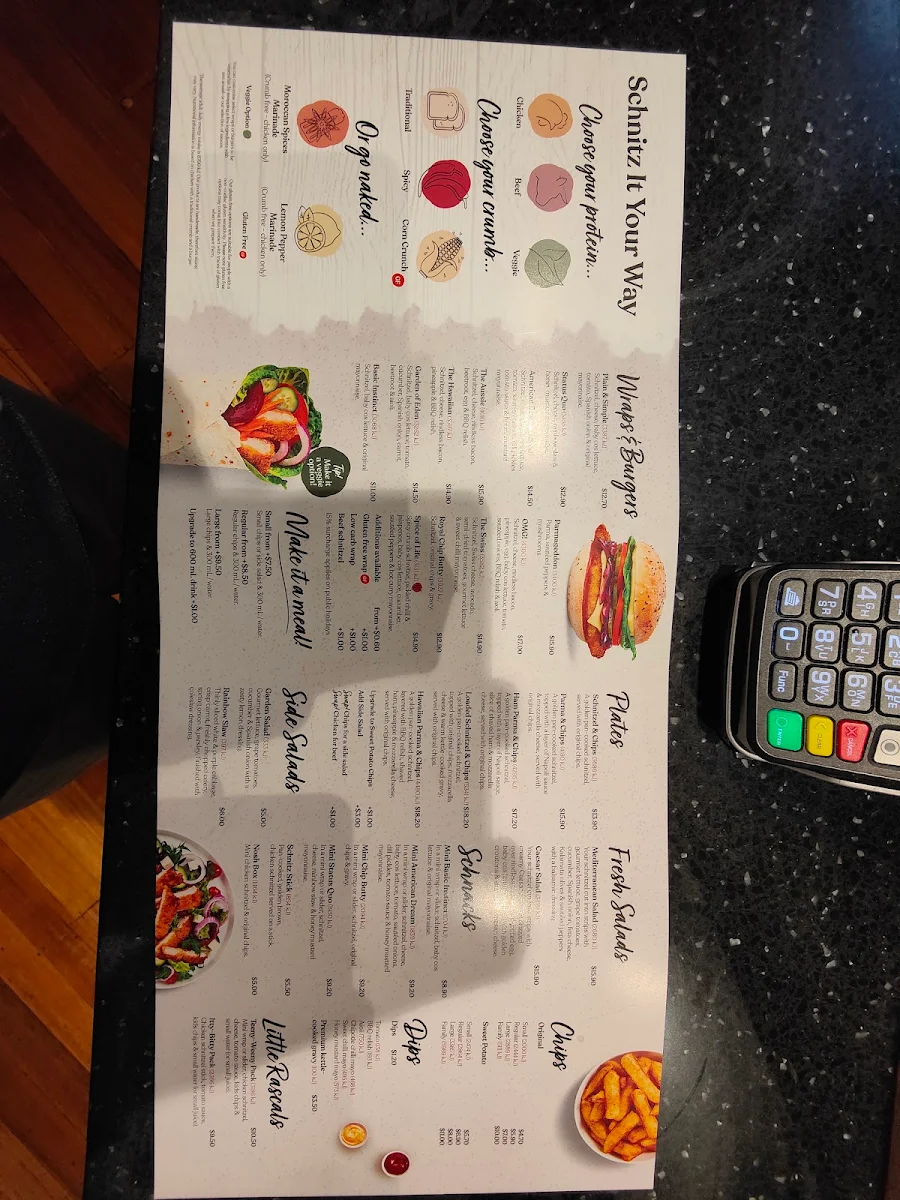 Menu, Schnitz Heidelberg