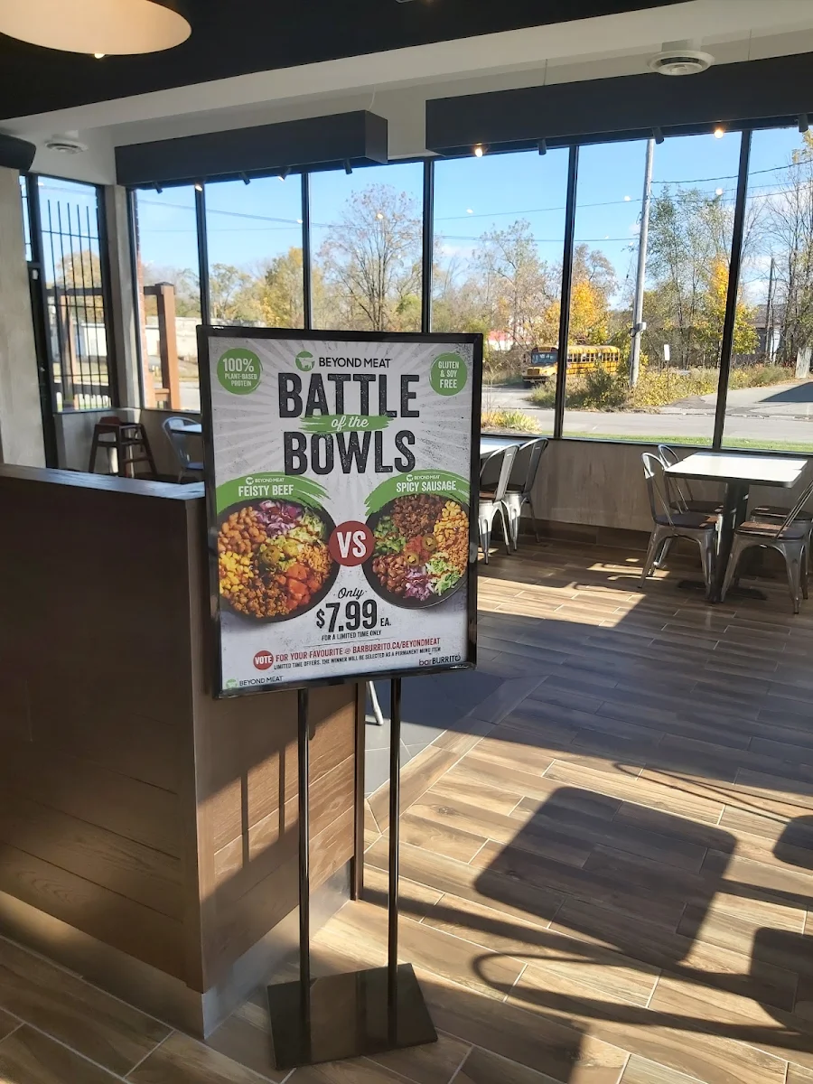 Menu, barBURRITO