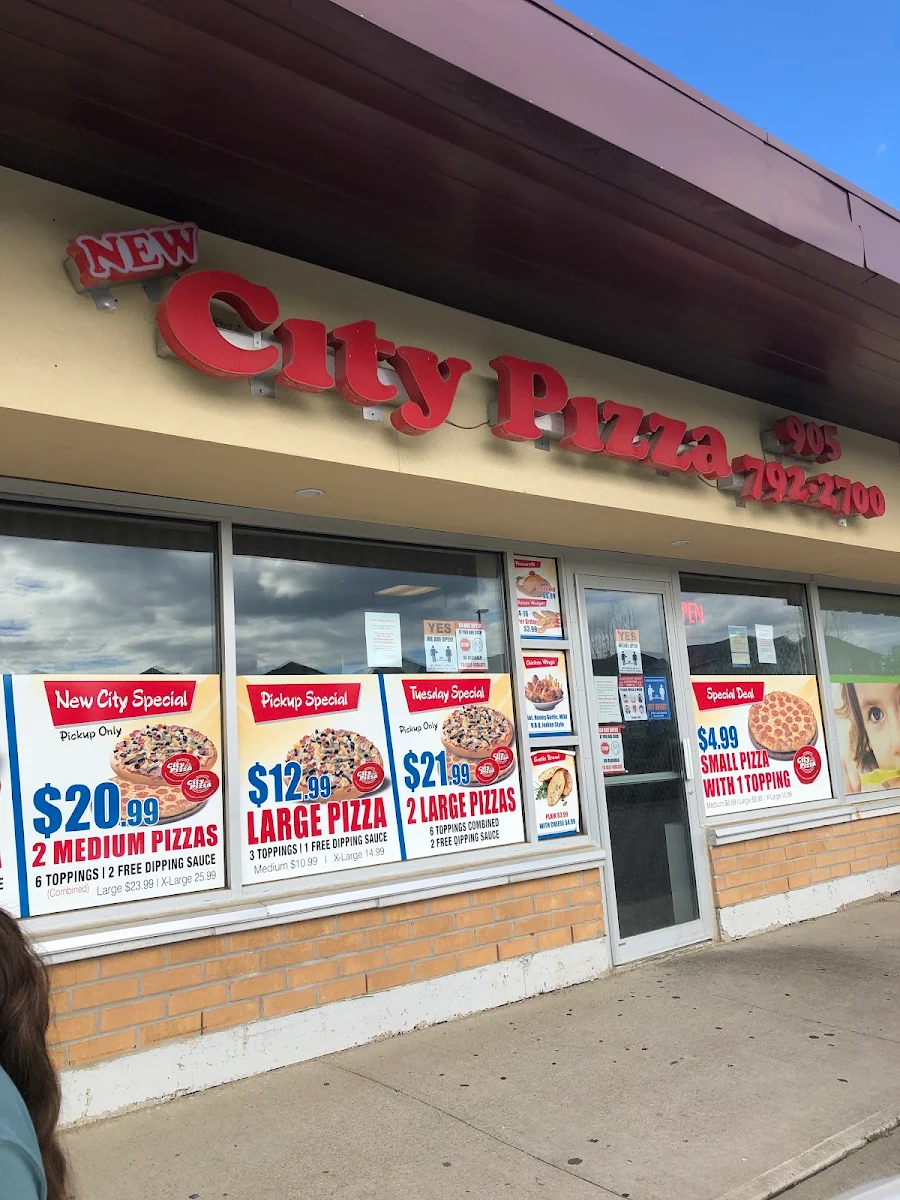 Menu, New Star Pizza (Bramalea)