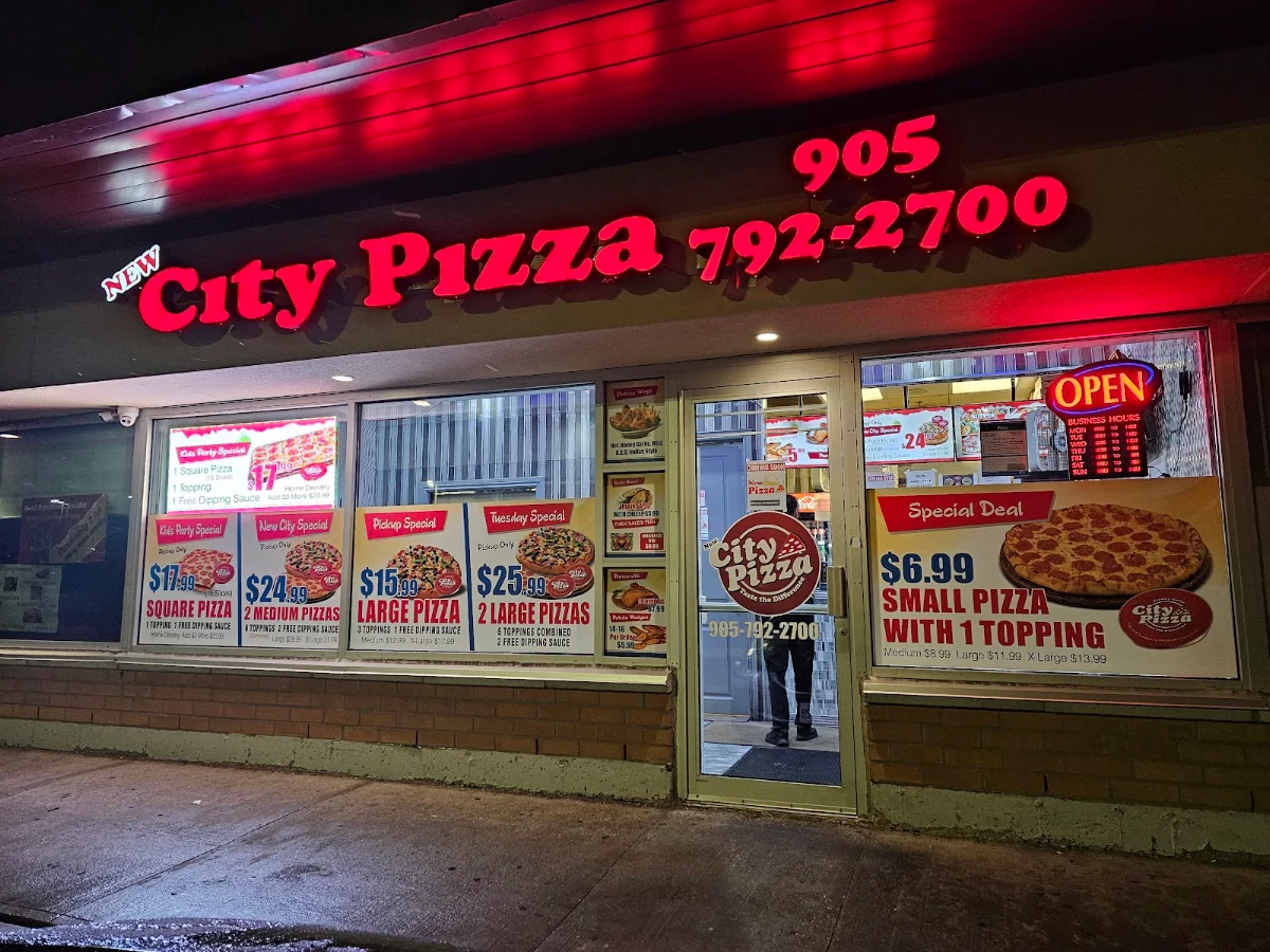 Menu, New Star Pizza (Bramalea)