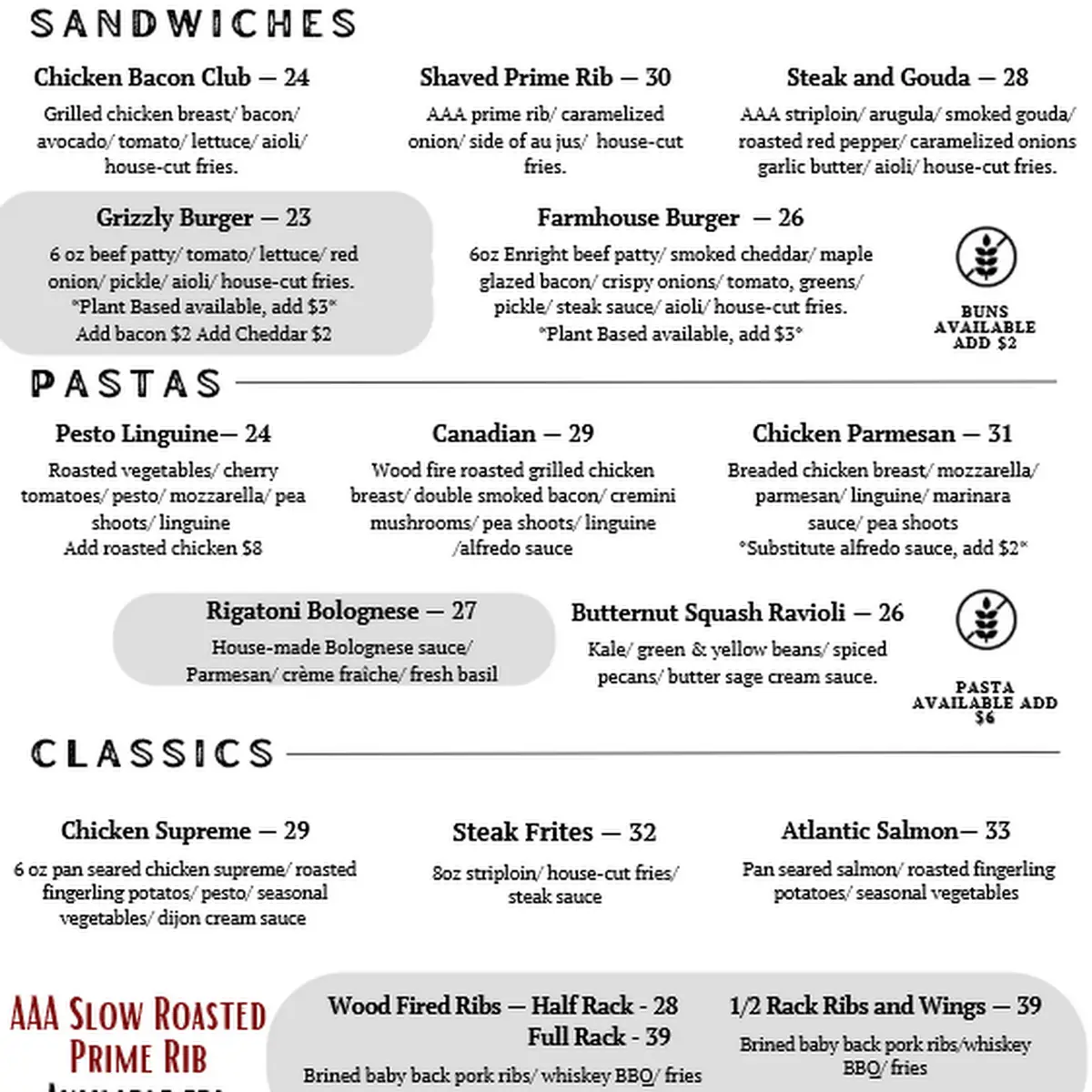 Menu photo 1