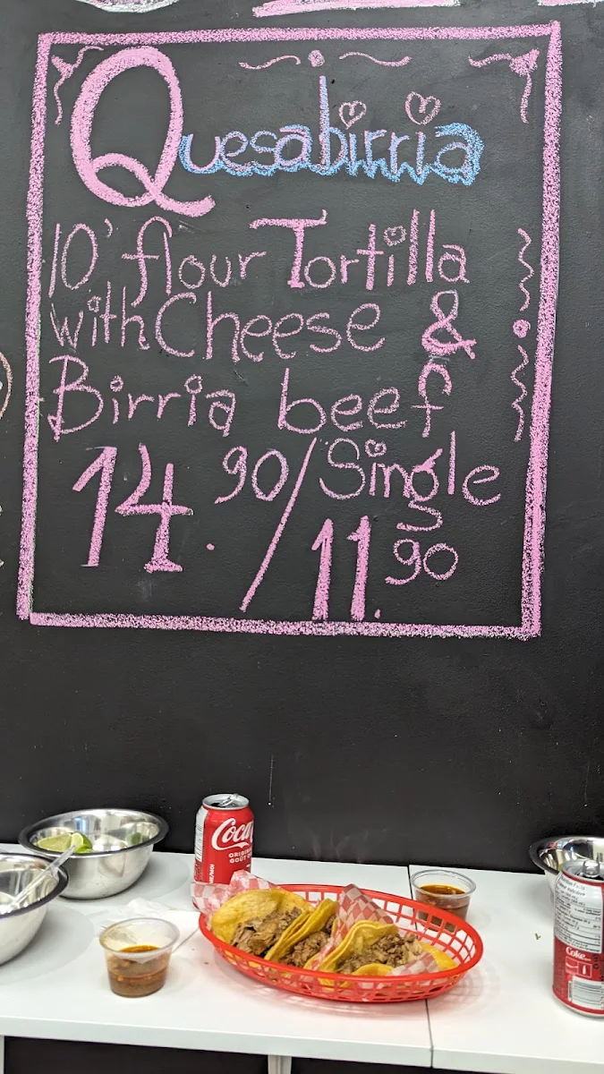 Menu, Tacomex