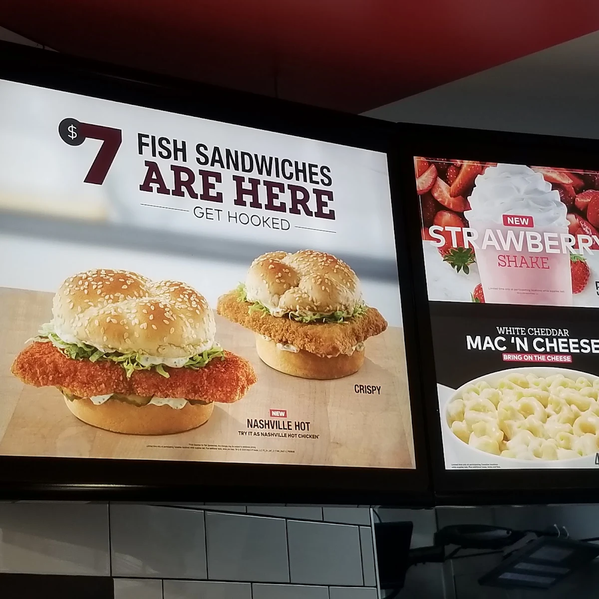 Menu, Arby's