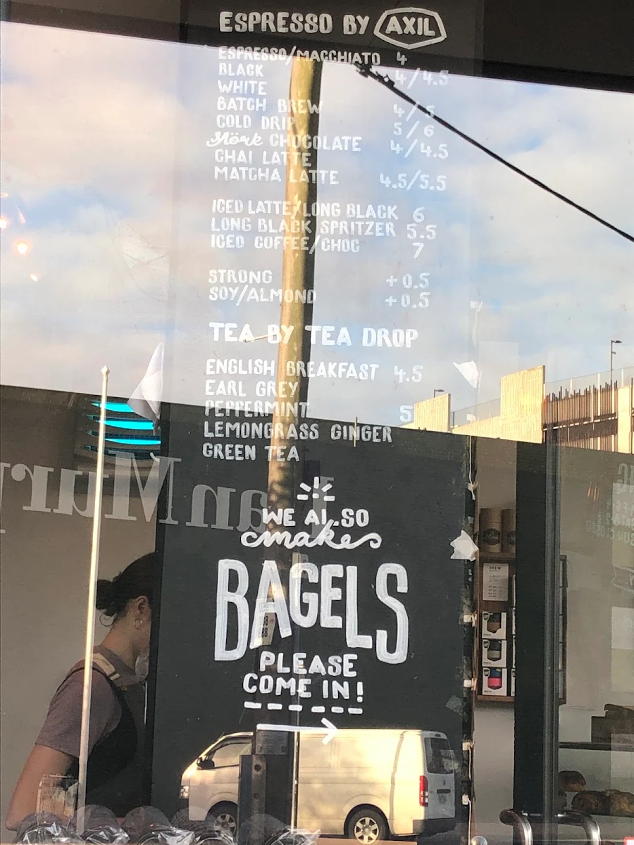 Menu, Black Flat Coffee Brewers