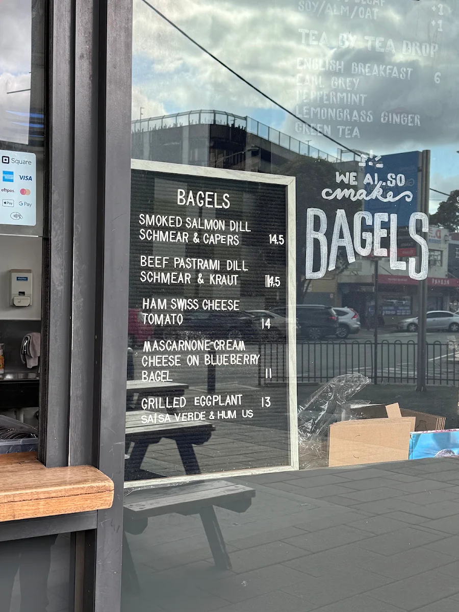 Menu, Black Flat Coffee Brewers