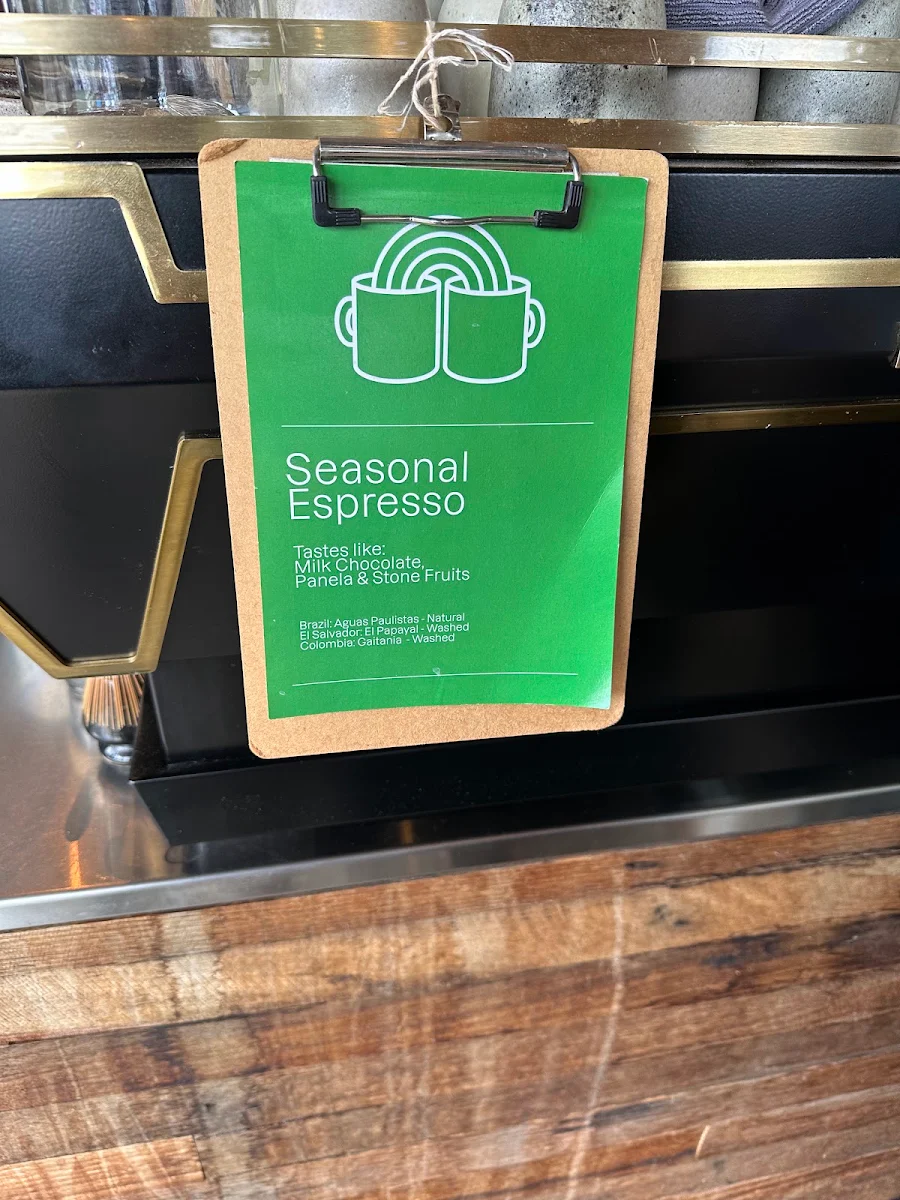 Menu, Black Flat Coffee Brewers