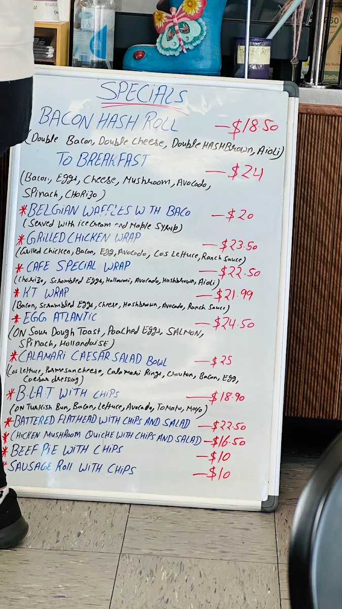Menu, KT Bee | Queanbeyan Cafe