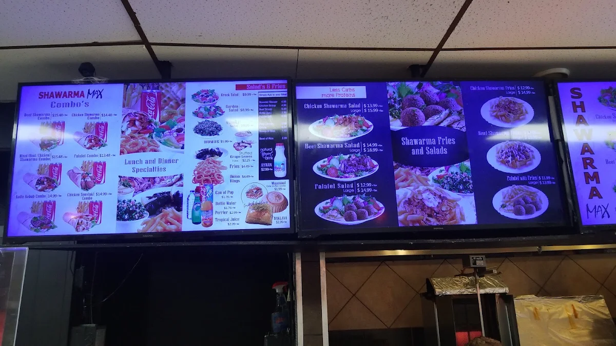 Menu, Shawarma Max