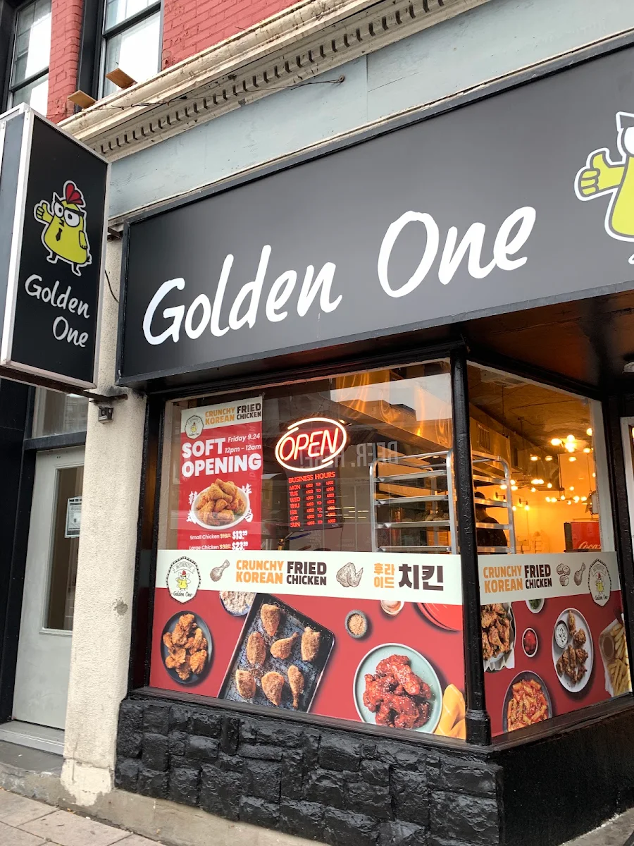 Menu, Golden One Fried Chicken