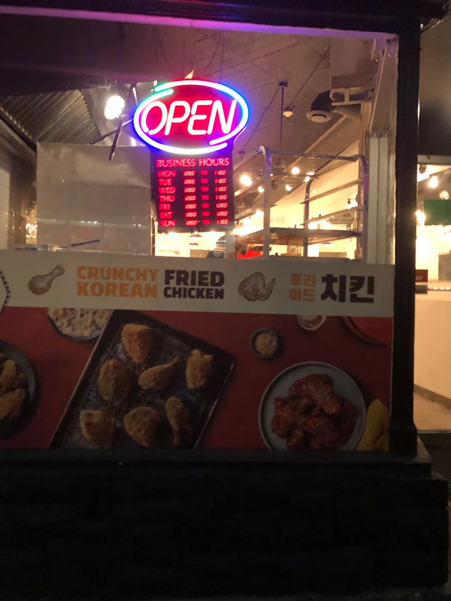 Menu, Golden One Fried Chicken
