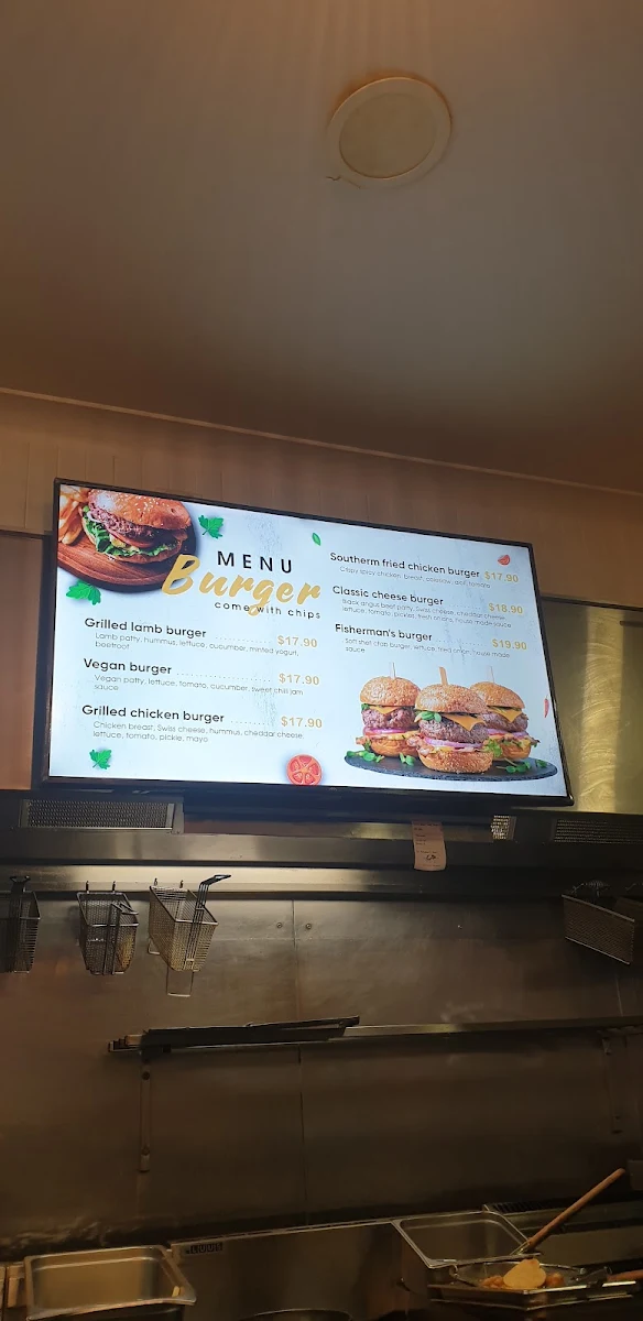Menu, The Sands Seafood