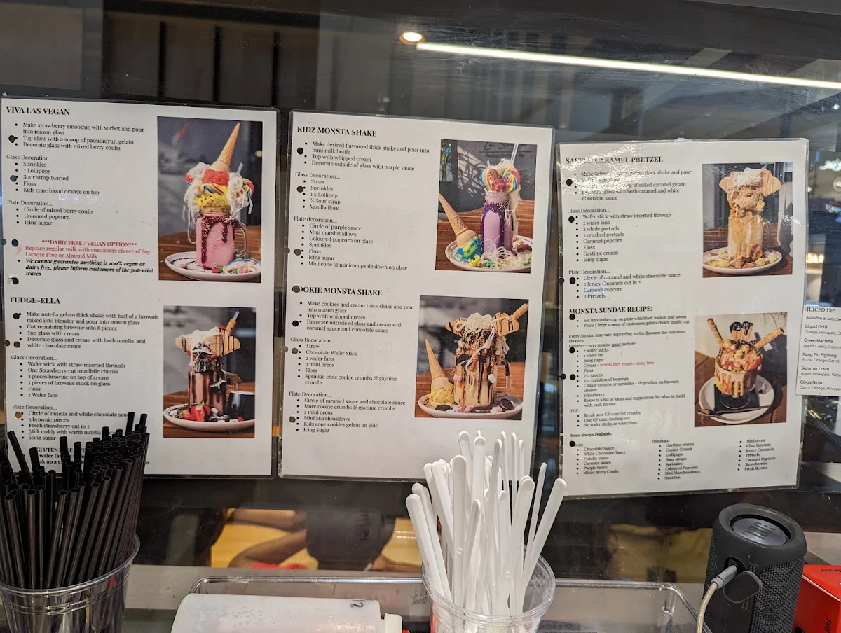 Menu, Twisted Sista Cafe & Gelateria - Knox