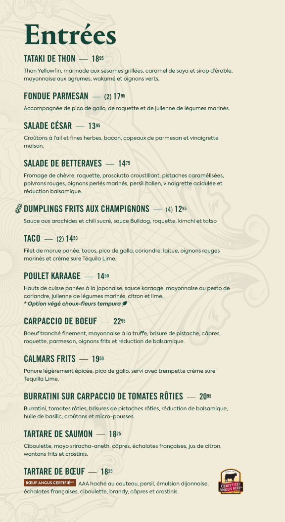 Menu photo 1