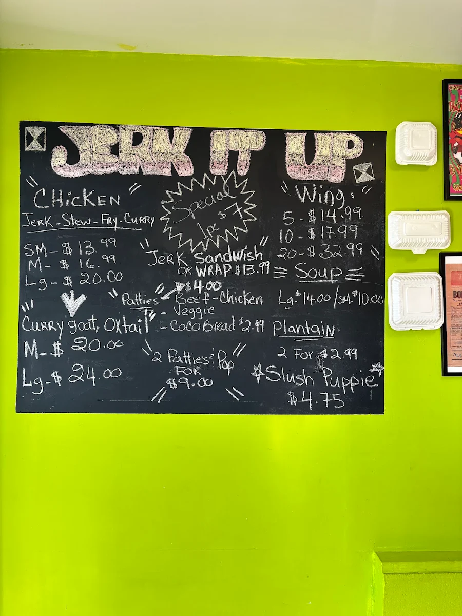 Menu, Jerk It Up