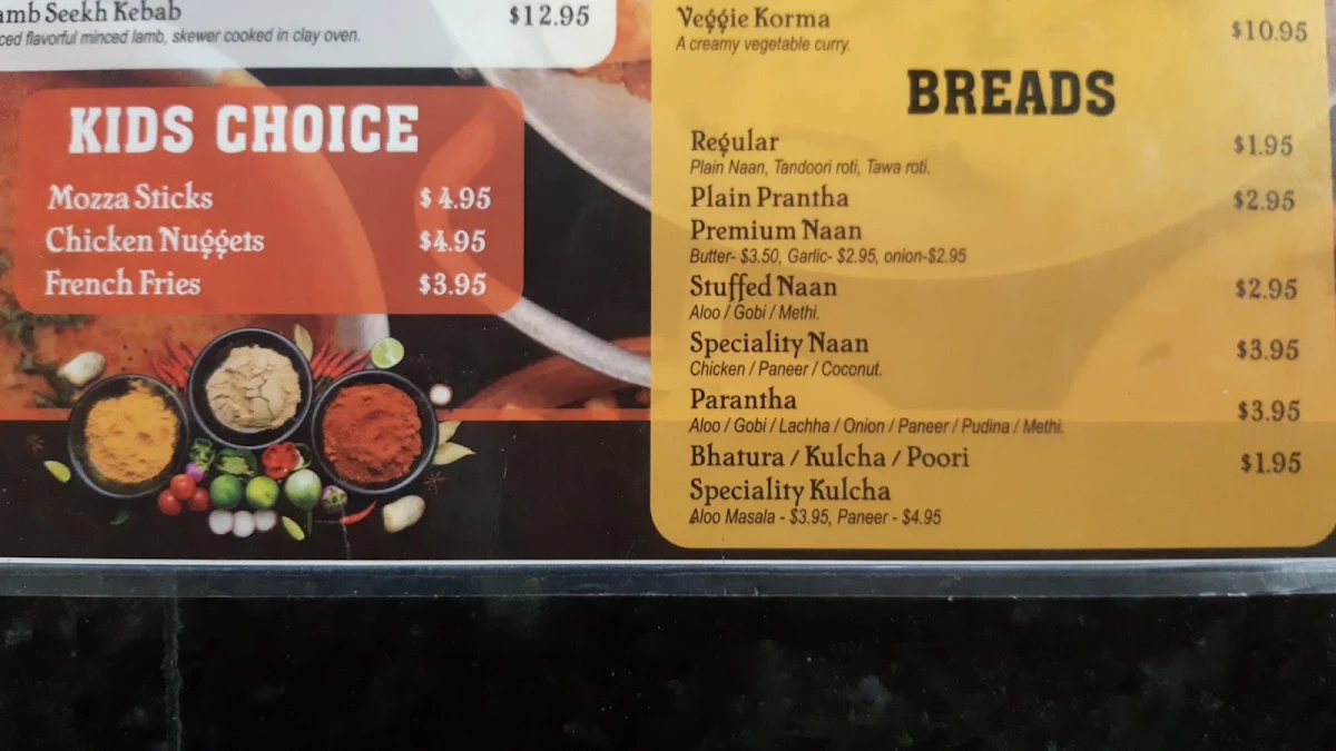 Menu, Aapna Meat Sweets Dosa