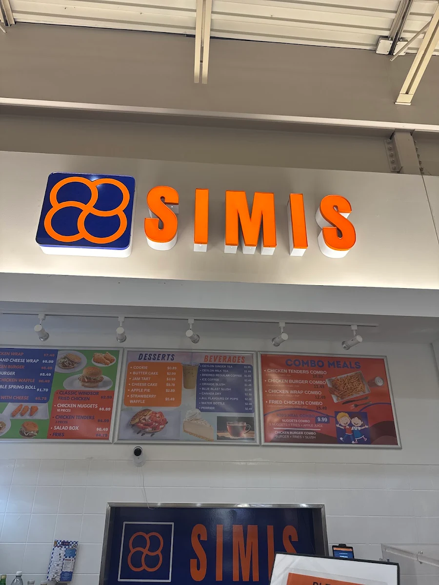 Menu, SIMIS