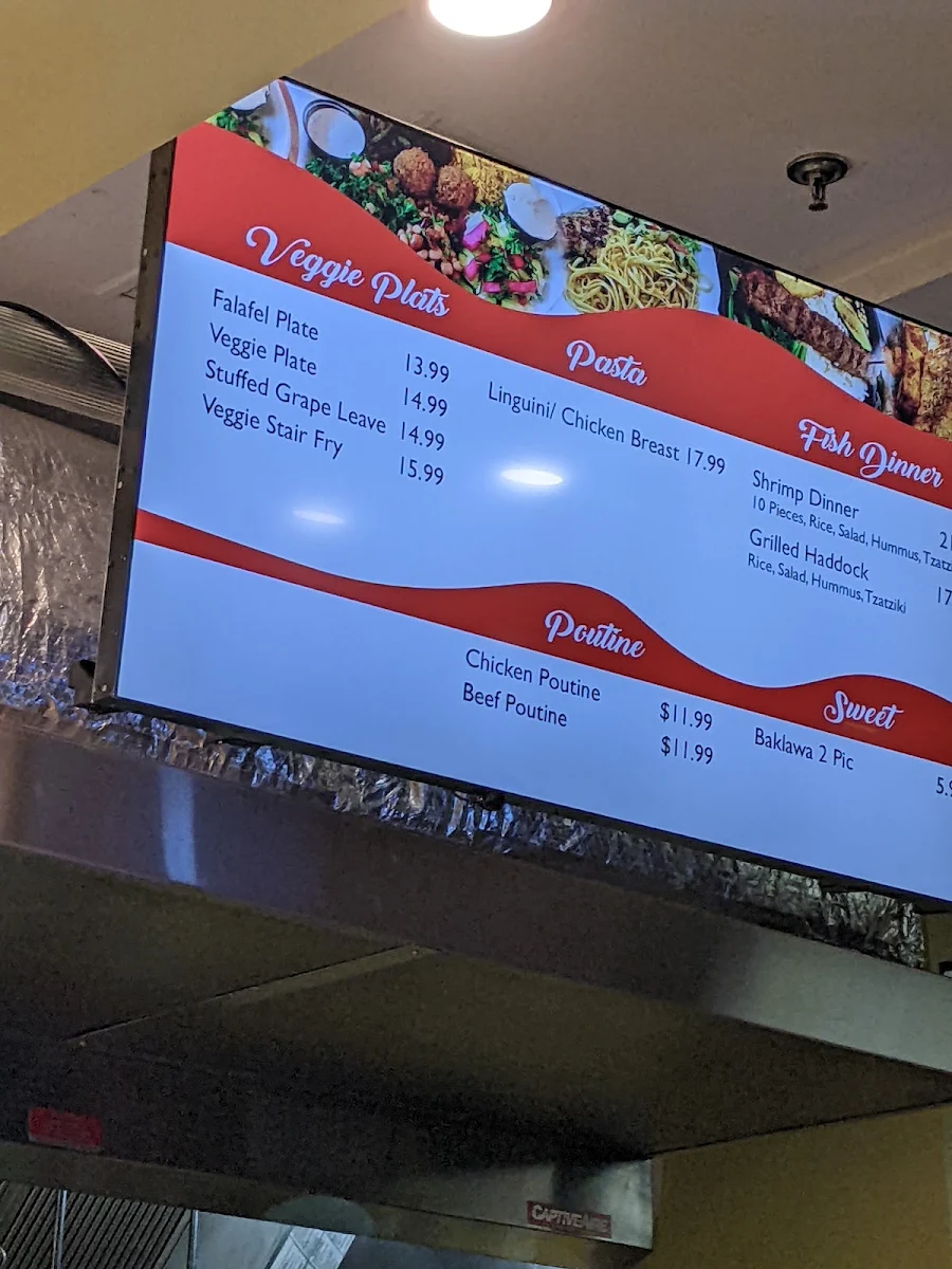 Menu, 7 peppers grill
