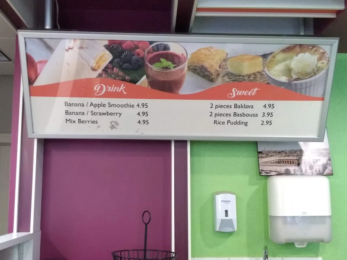 Menu, 7 peppers grill