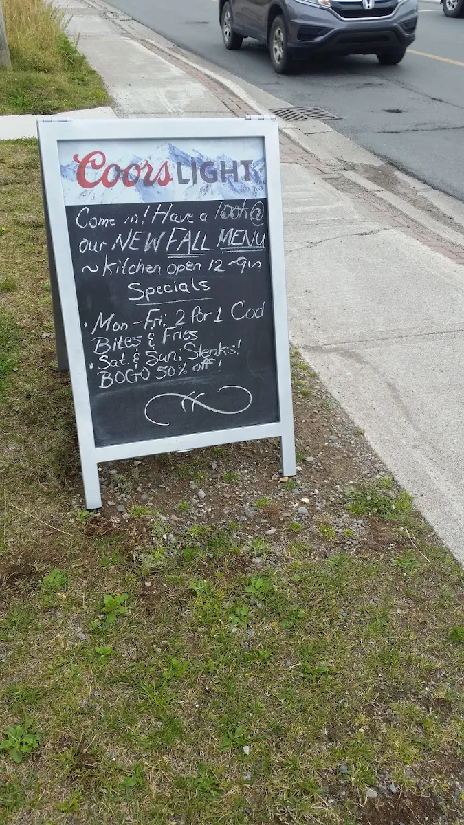 Menu, Ragged Rocks Gastropub
