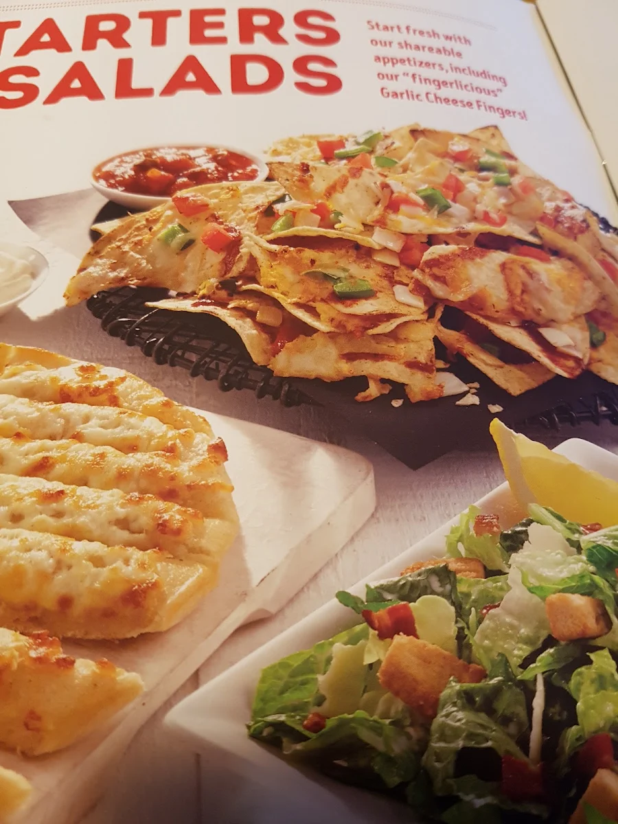 Menu, Pizza Delight