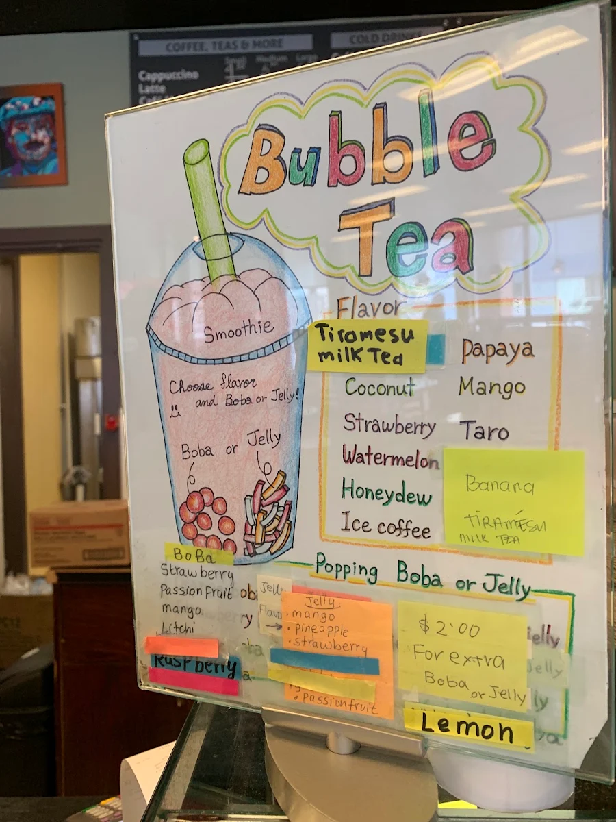 Menu, Javaroma Gourmet Coffee & Tea