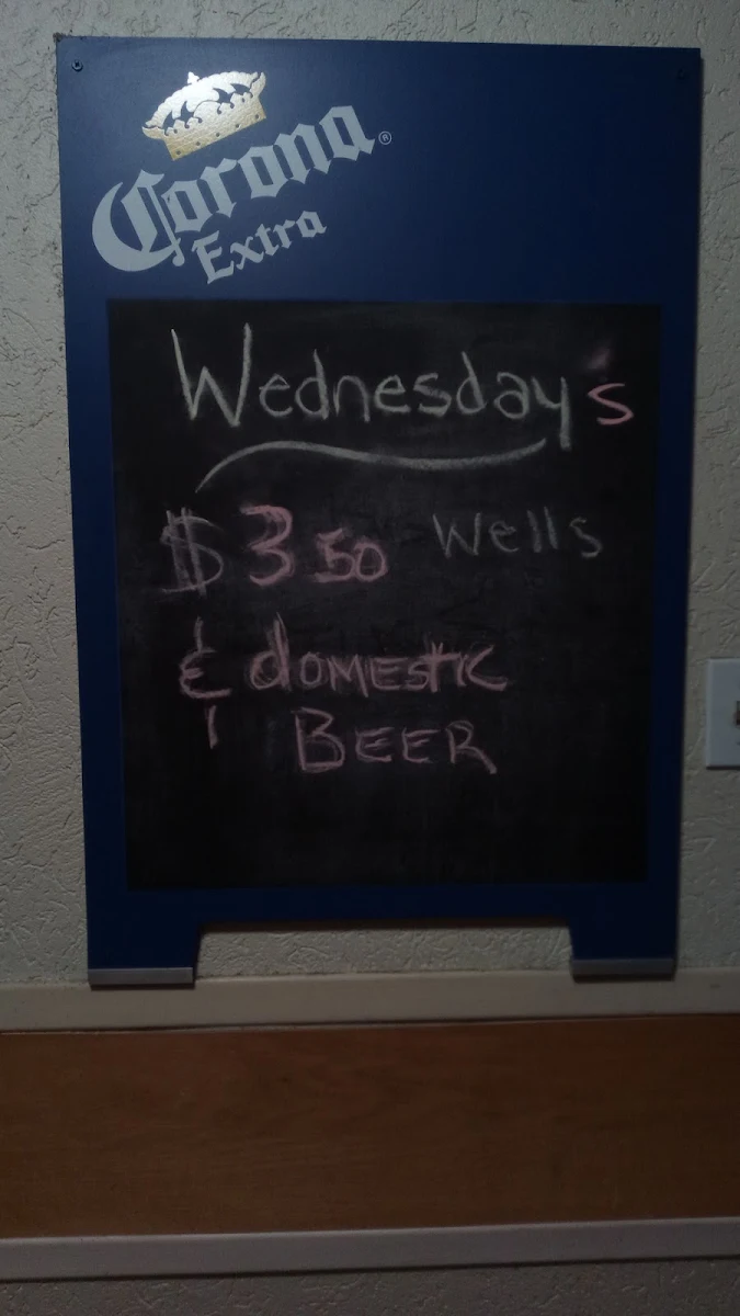 Menu, Average Joes Sports Bar