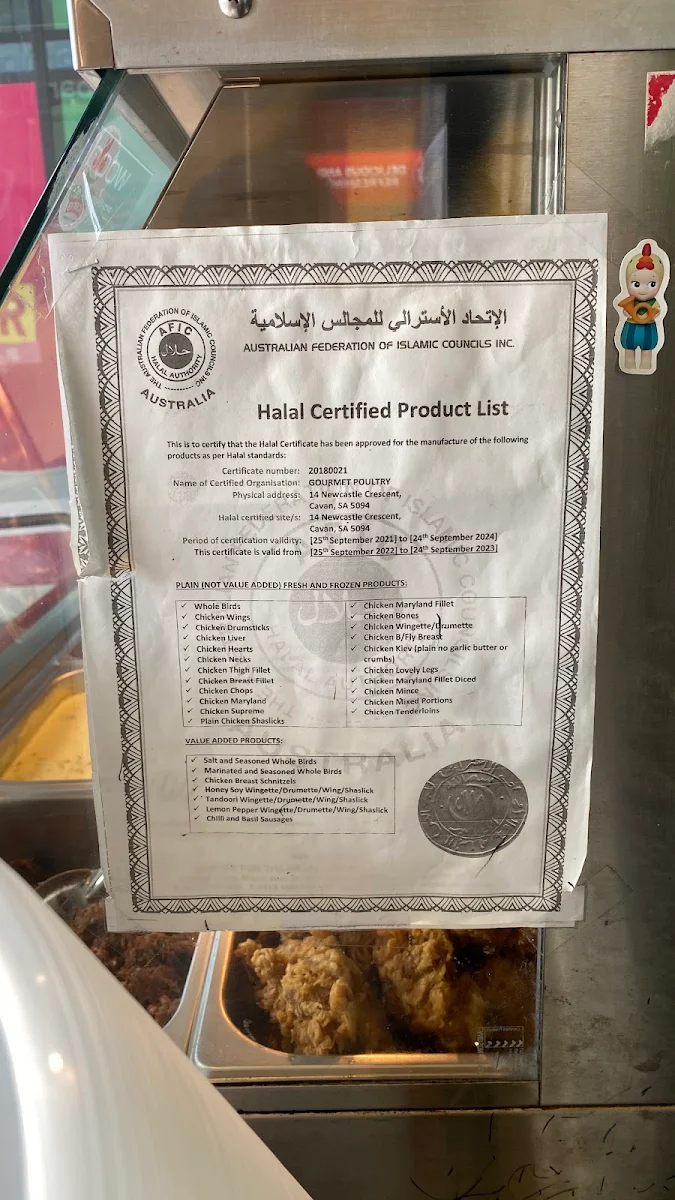Menu, Abang abang Indonesian Eatery