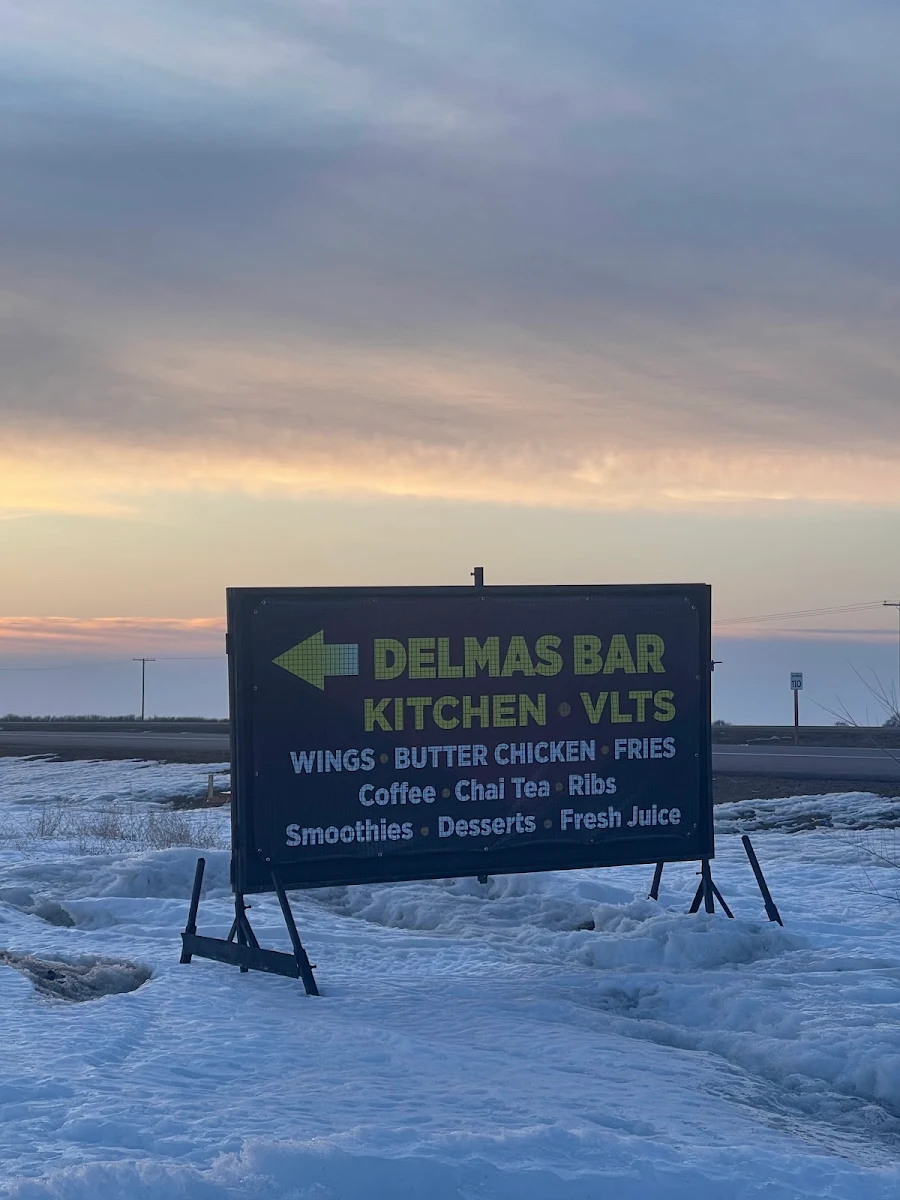 Menu, Delmas Hotel&Bar | Restaurant&VLTs