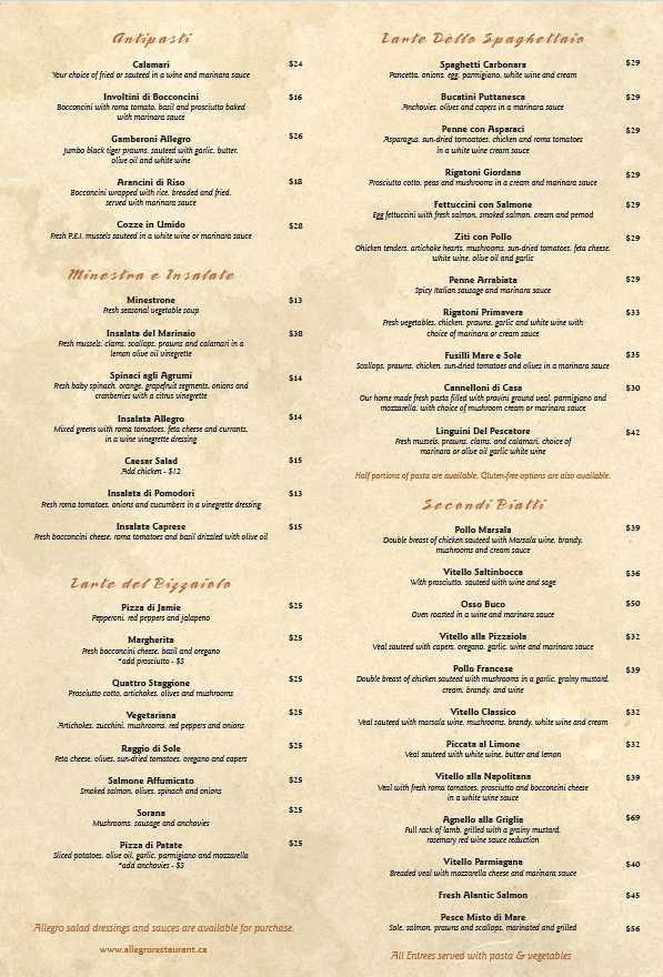 Menu photo 1