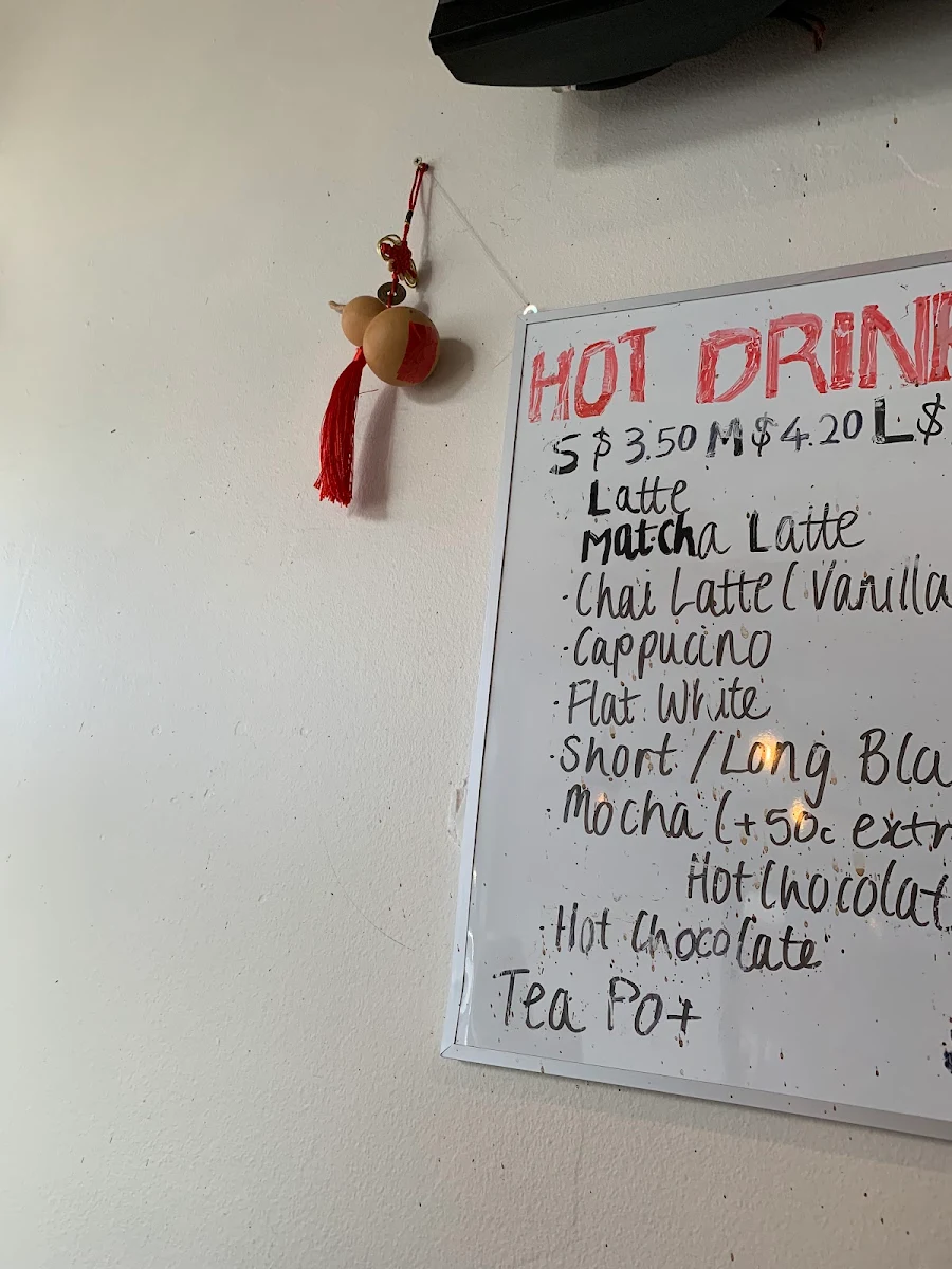 Menu, Hand Wok Cafe