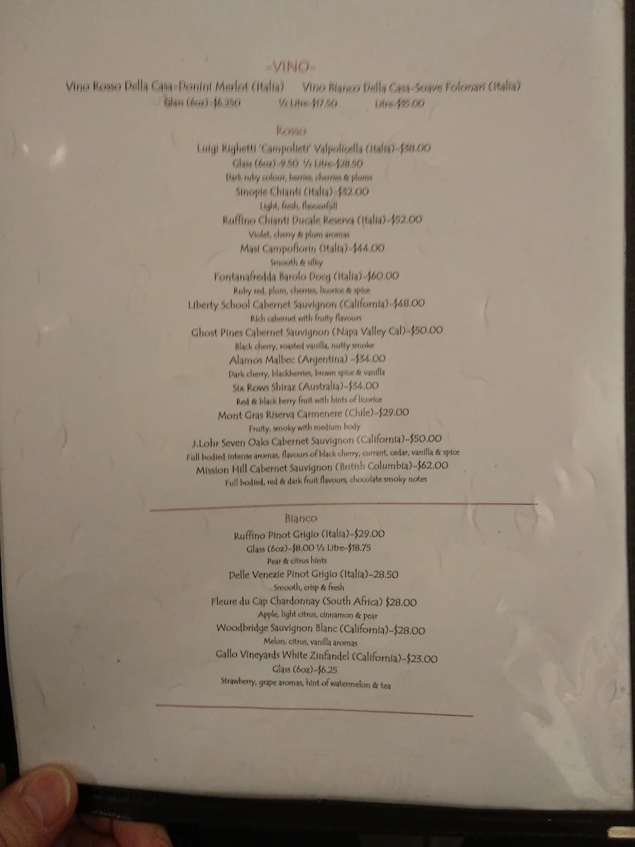 Menu, Porto A Casa