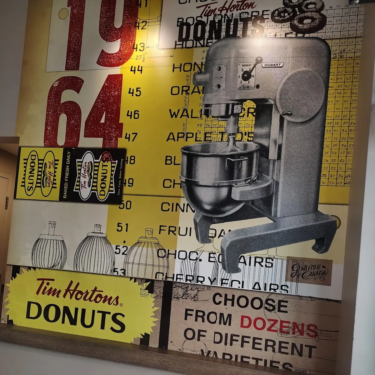 Menu, Tim Hortons