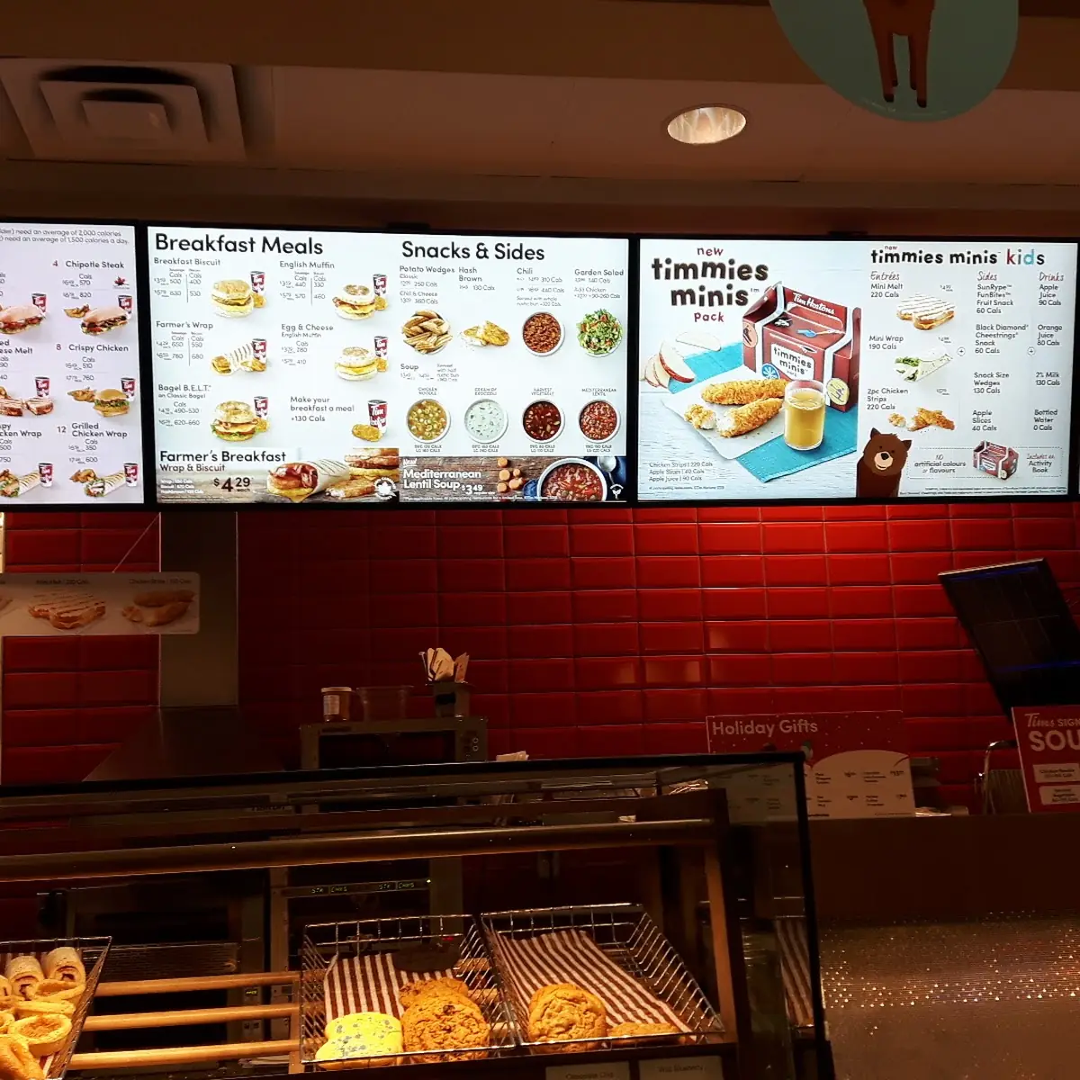 Menu, Tim Hortons
