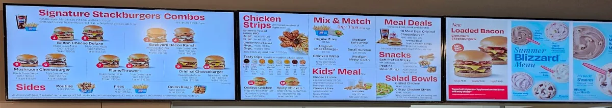 Menu, Dairy Queen Grill & Chill