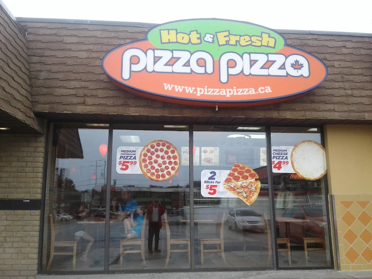 Menu, Pizza Pizza