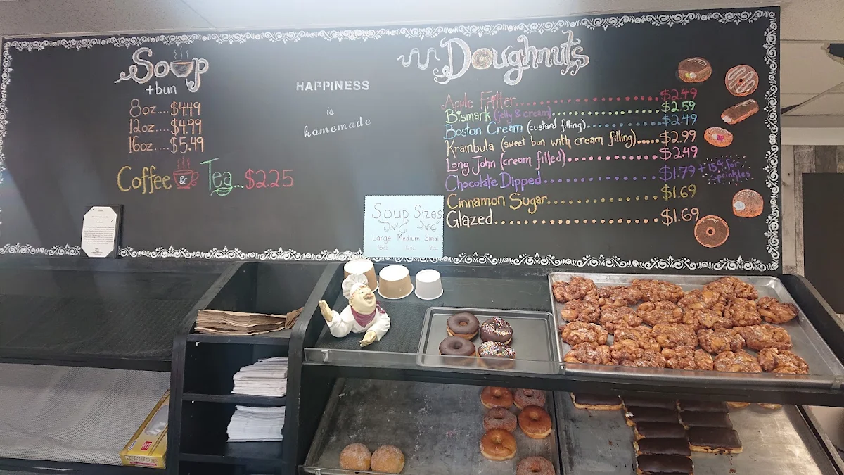 Menu, Armstrong Bakery
