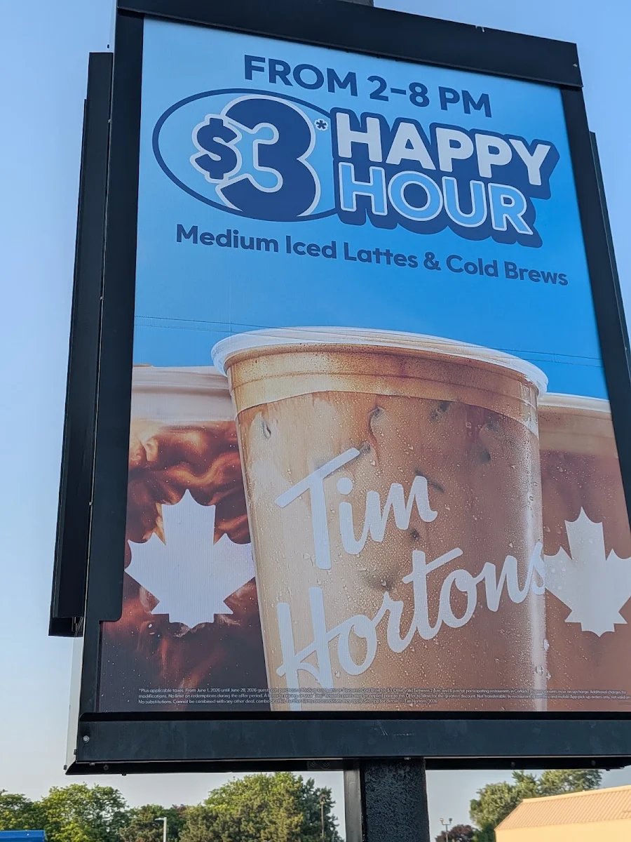 Menu, Tim Hortons