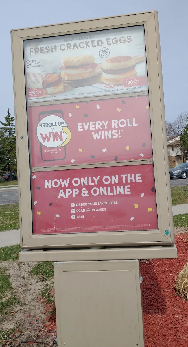 Menu, Tim Hortons