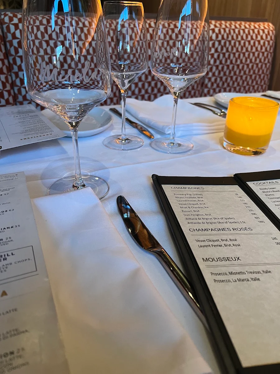Menu, Mirela's Steakhouse and Cigar Lounge