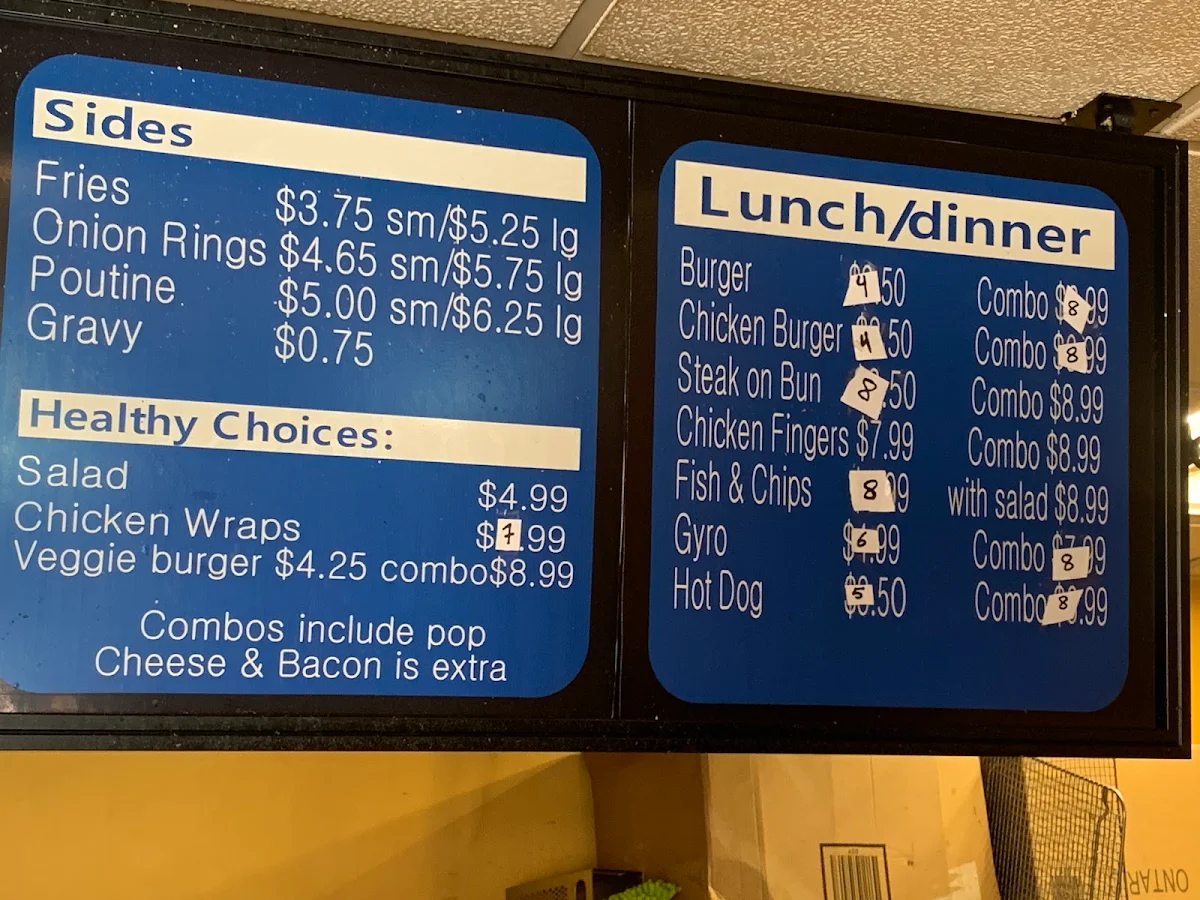 Menu, MyBURGER