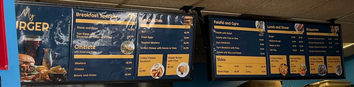 Menu, MyBURGER