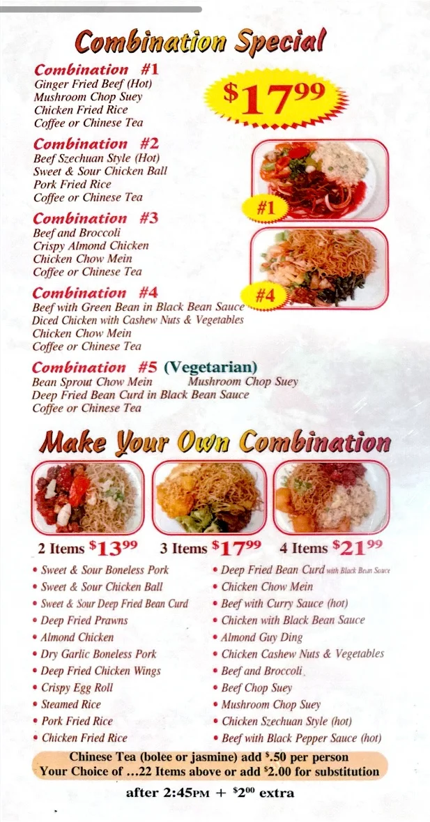 Menu, Flourishing