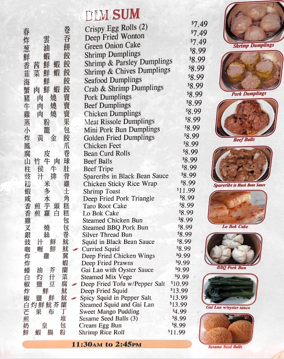 Menu, Flourishing