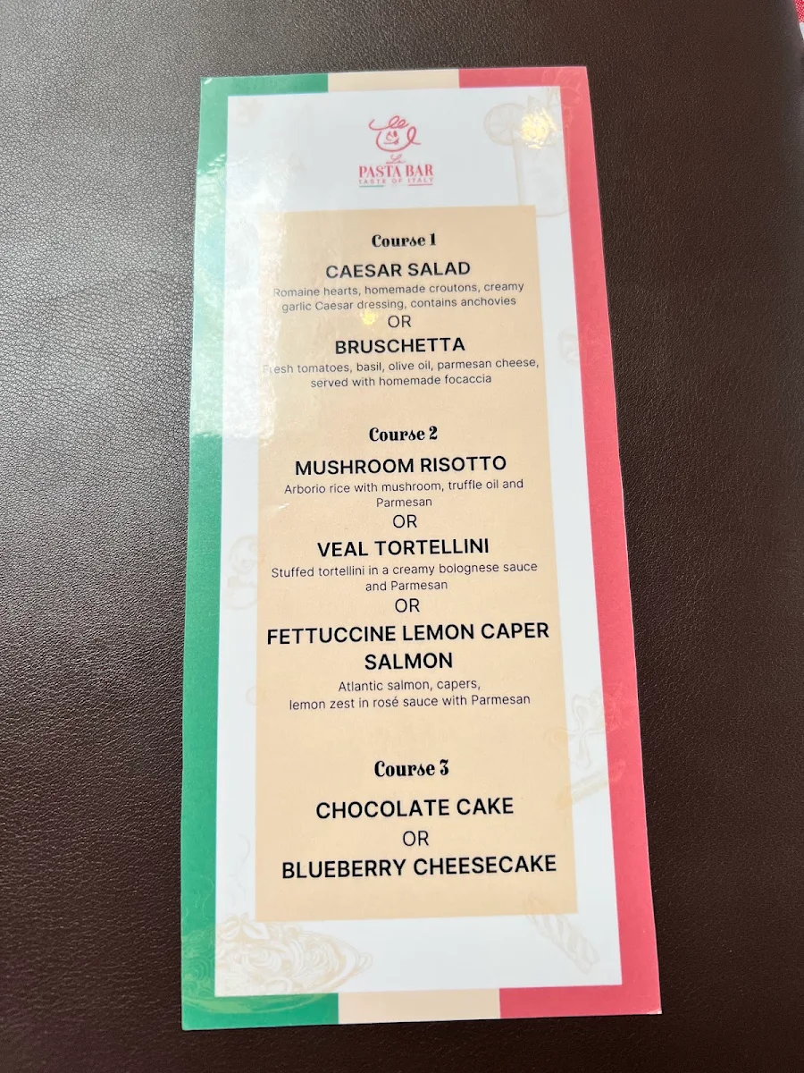 Menu photo 1